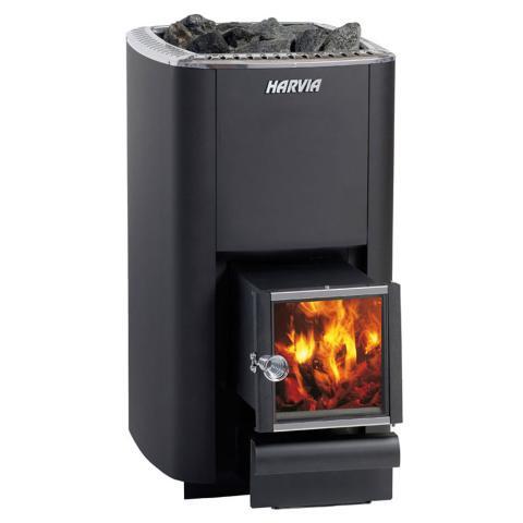 M Series 16.5kW Wood Sauna Stove w/ Exterior Feed