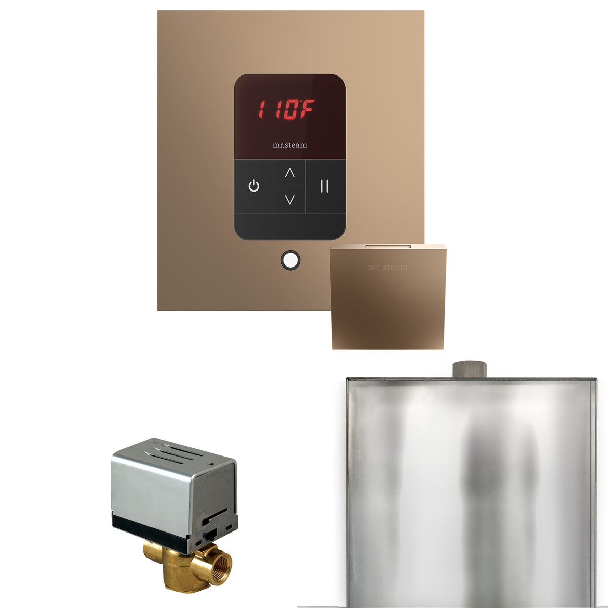 Basic Butler Steam Shower Control Package with iTempo Control and Steamhead