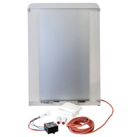 Cilindro Half Series 6kW Stainless Steel Sauna Heater at 240V 1PH with Built-In Time and Temperature Controls