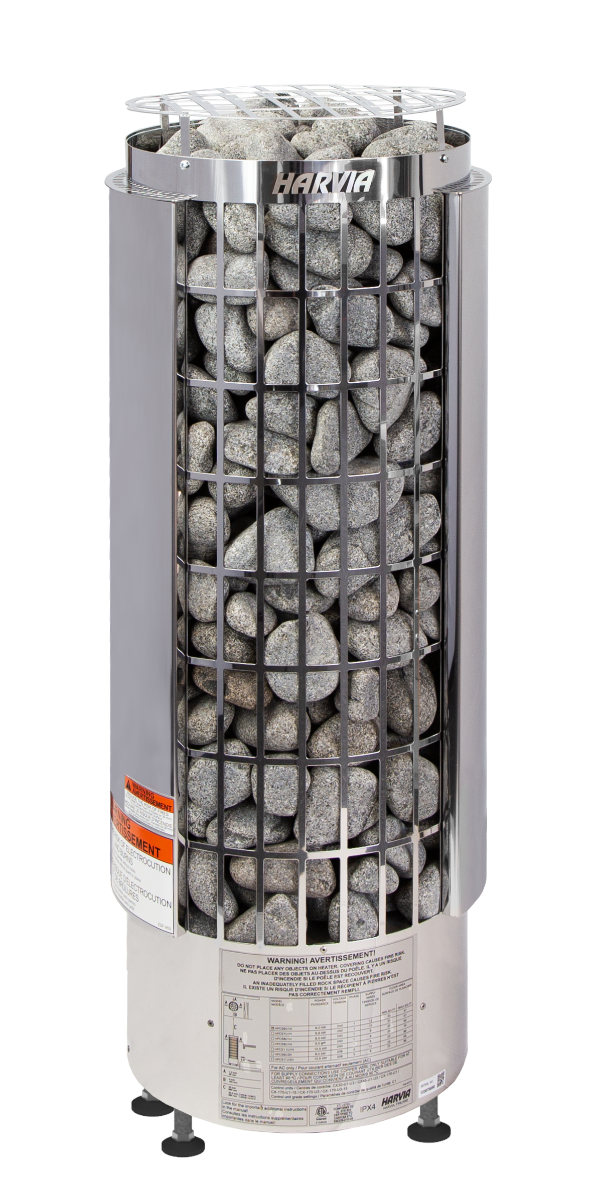 K15G Club Series 15kW Stainless Steel Sauna Heater at 240V 1PH