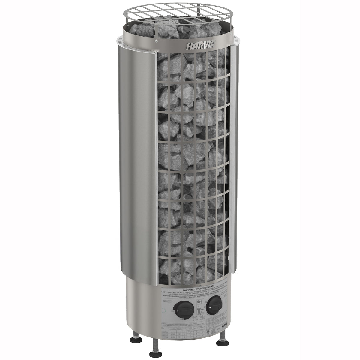 Cilindro Half Series 6kW Stainless Steel Sauna Heater at 240V 1PH
