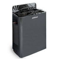 The Wall Series, 6kW, Black Stainless Steel Sauna Heater, 240V 1PH