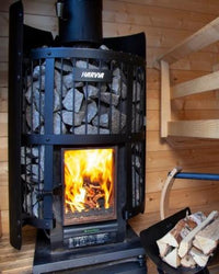 Legend Series Sauna Wood Burning Stove/Fireplace Combo