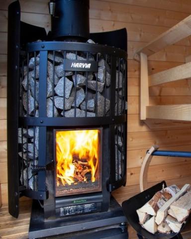 Legend Series 21kW Wood Sauna Stove w/Ext. Feed