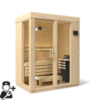 Kohler C1 Indoor Sauna Kit, Scandinavian Spruce