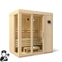 Kohler C1 Indoor Sauna Kit, Scandinavian Spruce