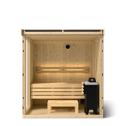 Kohler C1 Indoor Sauna Kit, Scandinavian Spruce