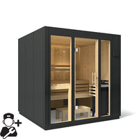 Kohler C1 Indoor Sauna Kit, Graphite Grey