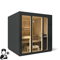 Kohler C1 Indoor Sauna Kit, Graphite Grey