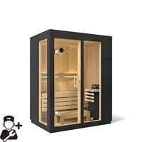 Kohler C1 Indoor Sauna Kit, Graphite Grey