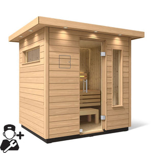 Kohler C2 Outdoor Sauna Kit, Douglas Fir
