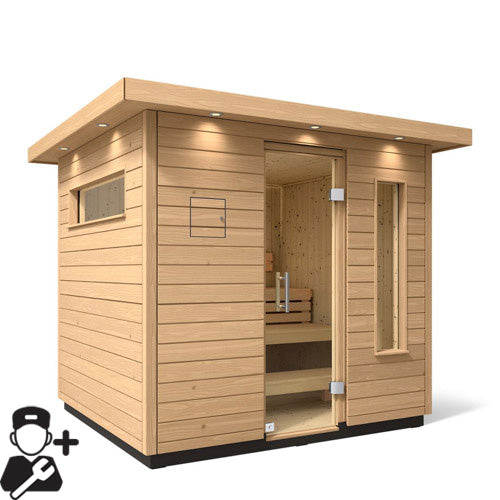 Kohler C2 Outdoor Sauna Kit, Douglas Fir