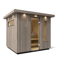 Kohler C2 Outdoor Sauna Kit, Weathered Grey Spruce