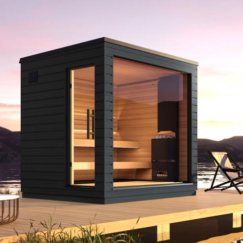 SaunaLife Model G6 Pre-Assembled Outdoor Home Saunaa