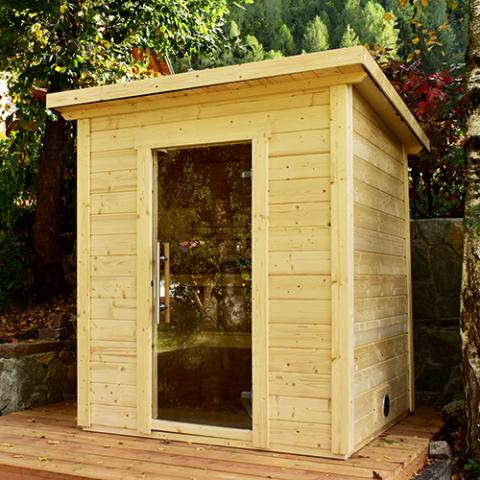 SaunaLife Model G2 Outdoor Home Sauna Kit