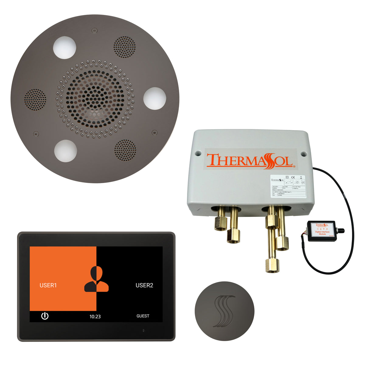The Total Wellness Package with 10" ThermaTouch Trim Upgraded Round