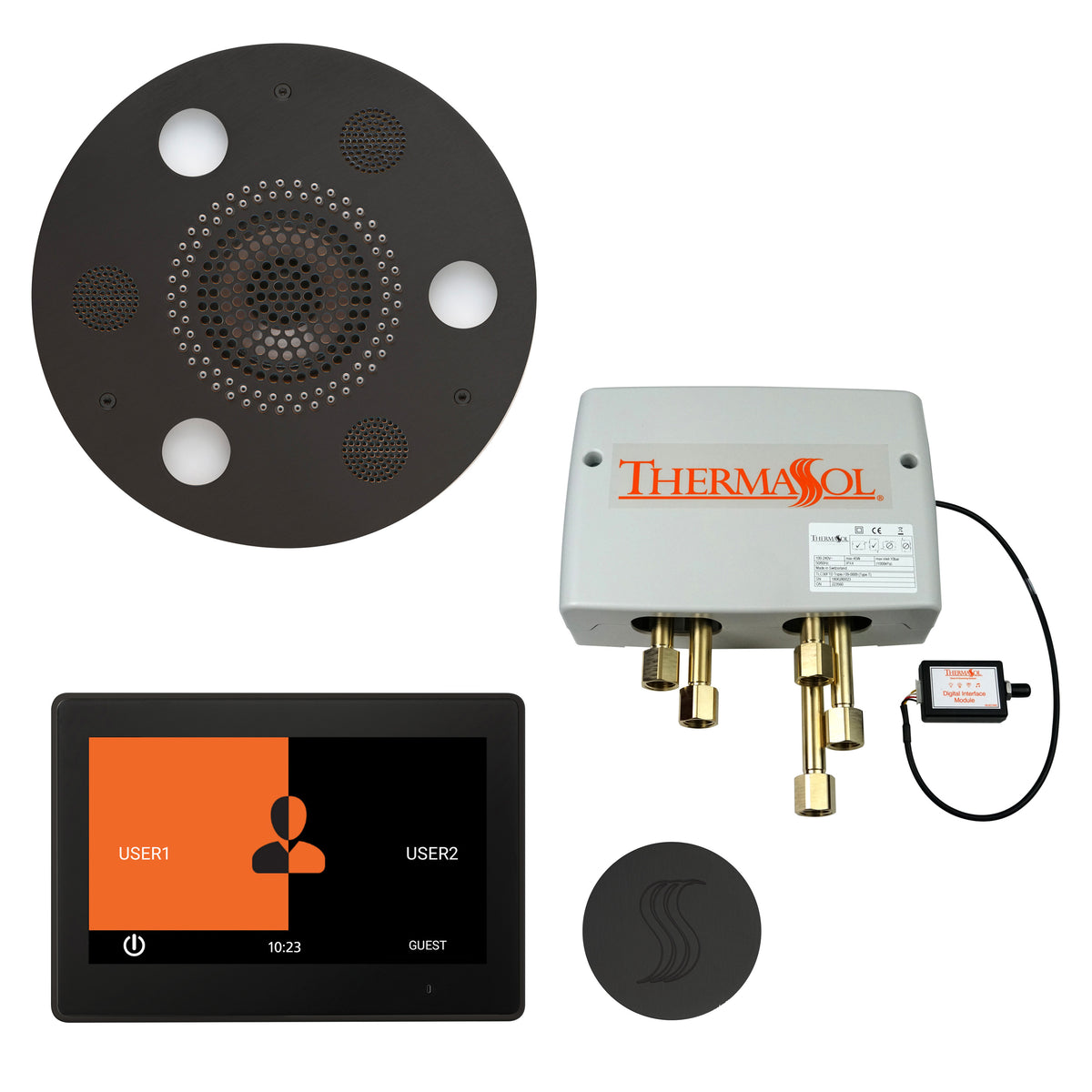 The Total Wellness Package with 10" ThermaTouch Trim Upgraded Round