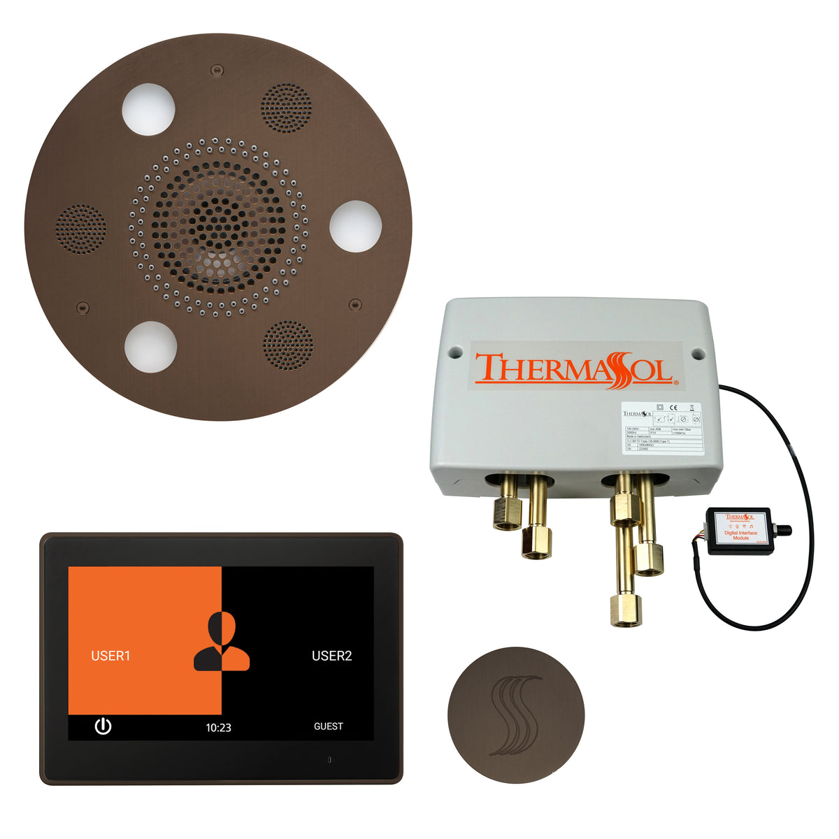 The Total Wellness Package with 10" ThermaTouch Trim Upgraded Round