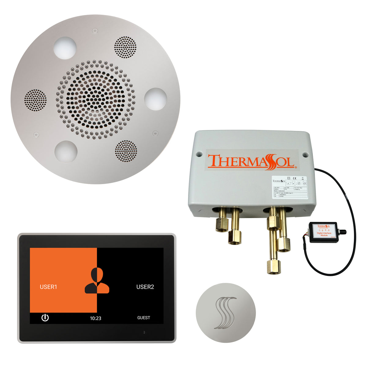 The Total Wellness Package with 10" ThermaTouch Trim Upgraded Round