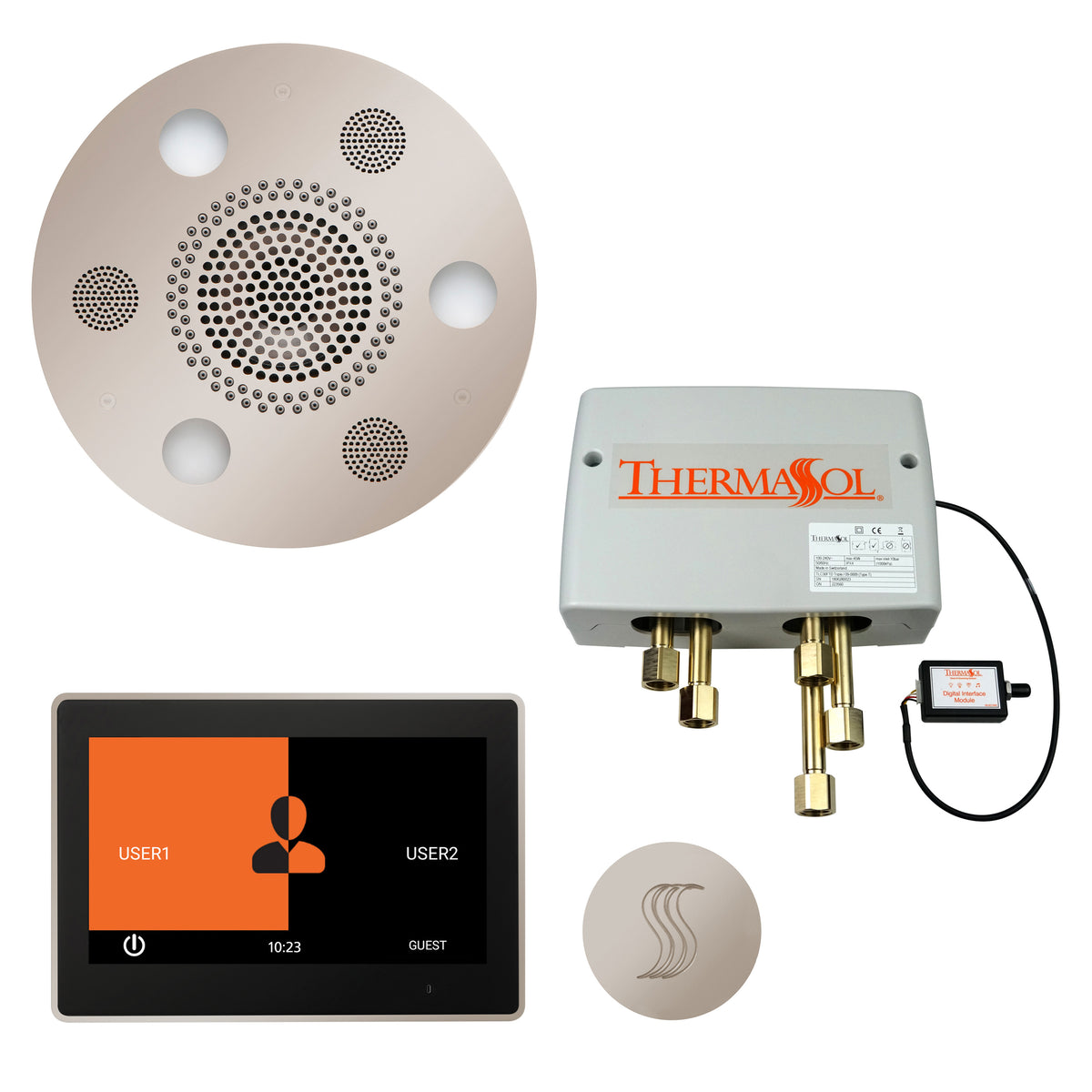 The Total Wellness Package with 10" ThermaTouch Trim Upgraded Round