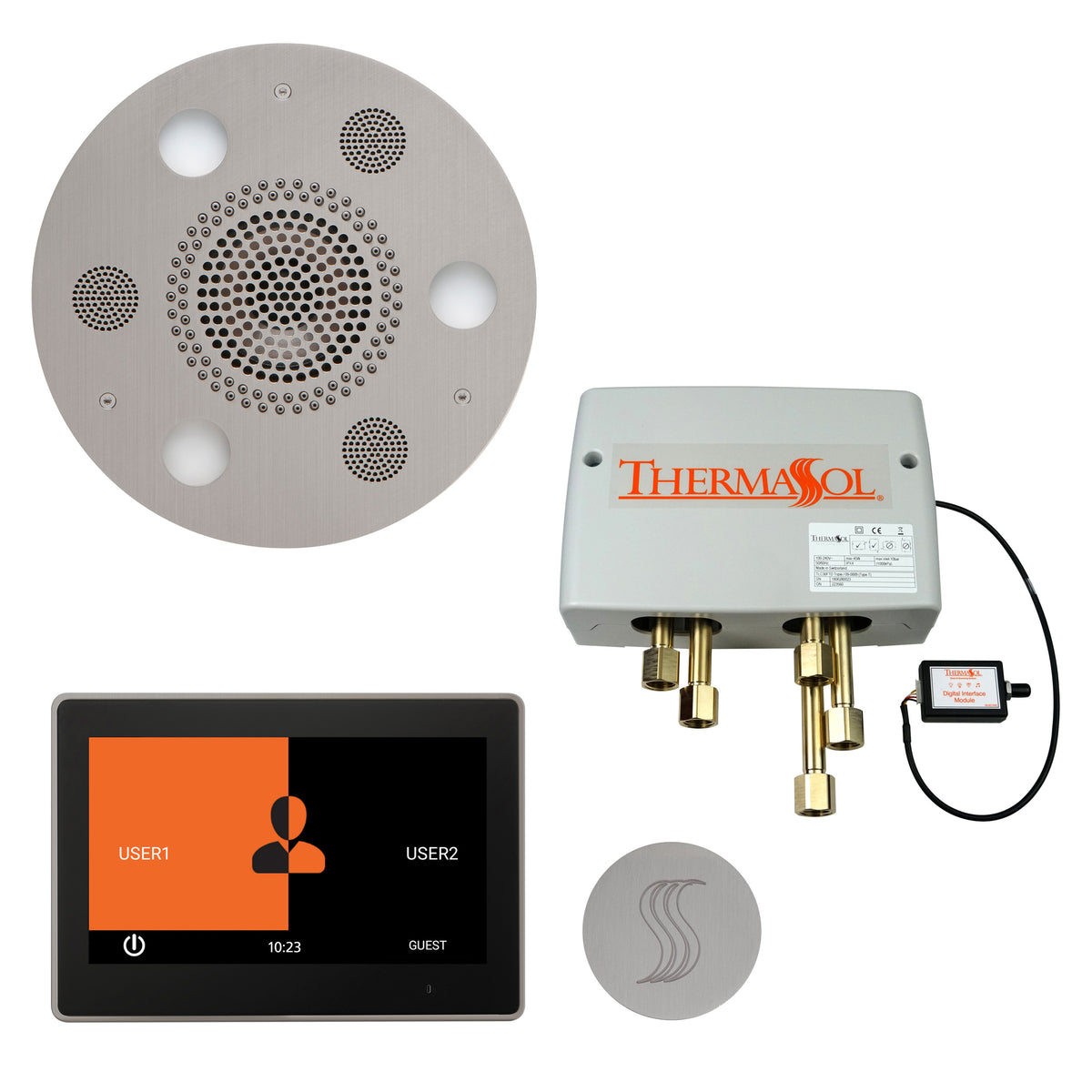 The Total Wellness Package with 10" ThermaTouch Trim Upgraded Round