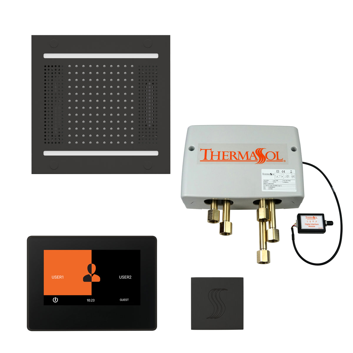 The Total Wellness Hydrovive14 Package with 7" ThermaTouch and Square
