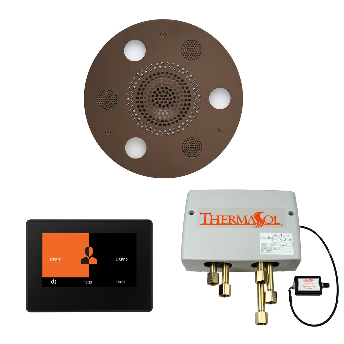 The Wellness Shower Package with 7" ThermaTouch Round