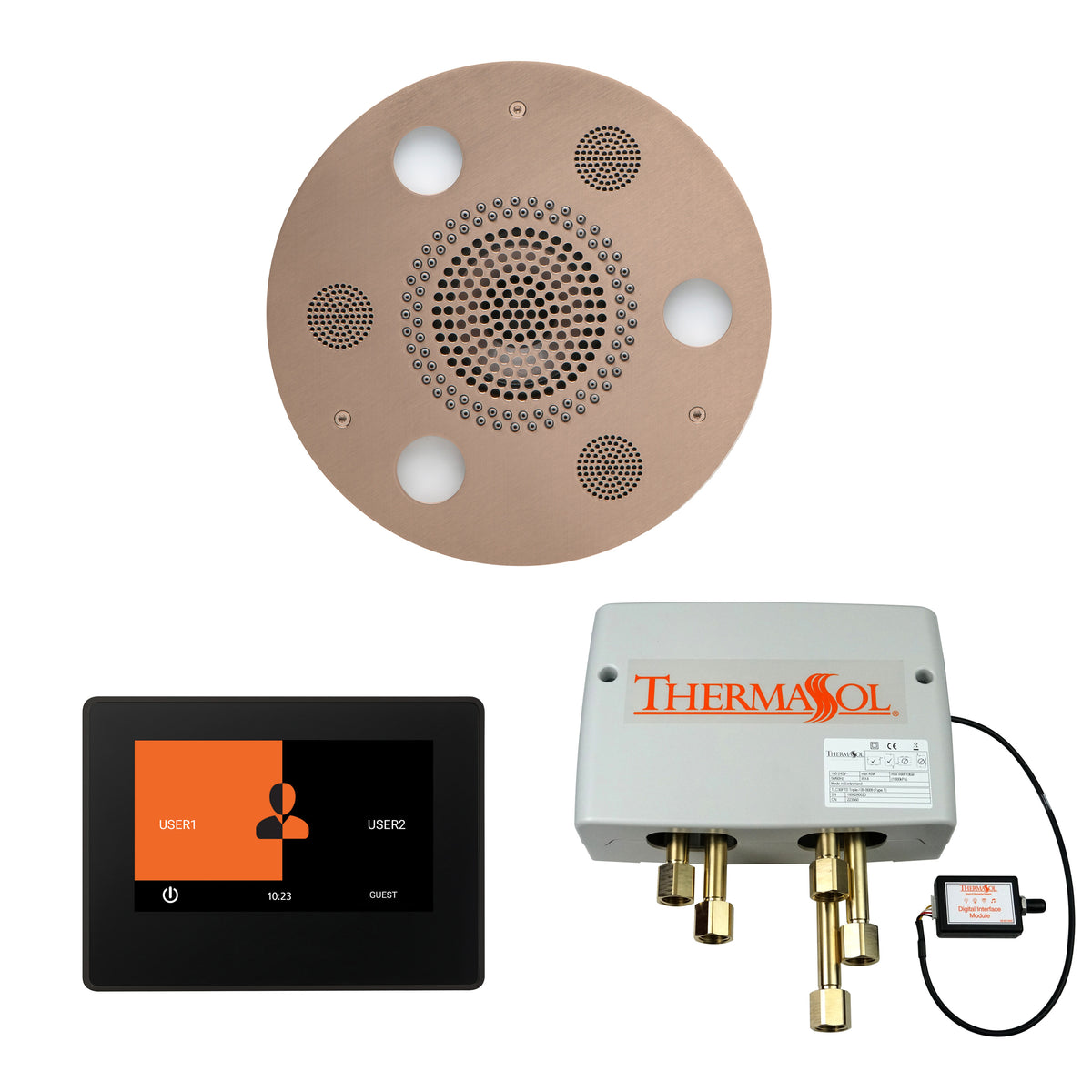 The Wellness Shower Package with 7" ThermaTouch Round